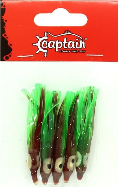 Captain 3593 Octopus Pride 5cm Ahtapot Sübye 5'li Paket Suni Yem 098