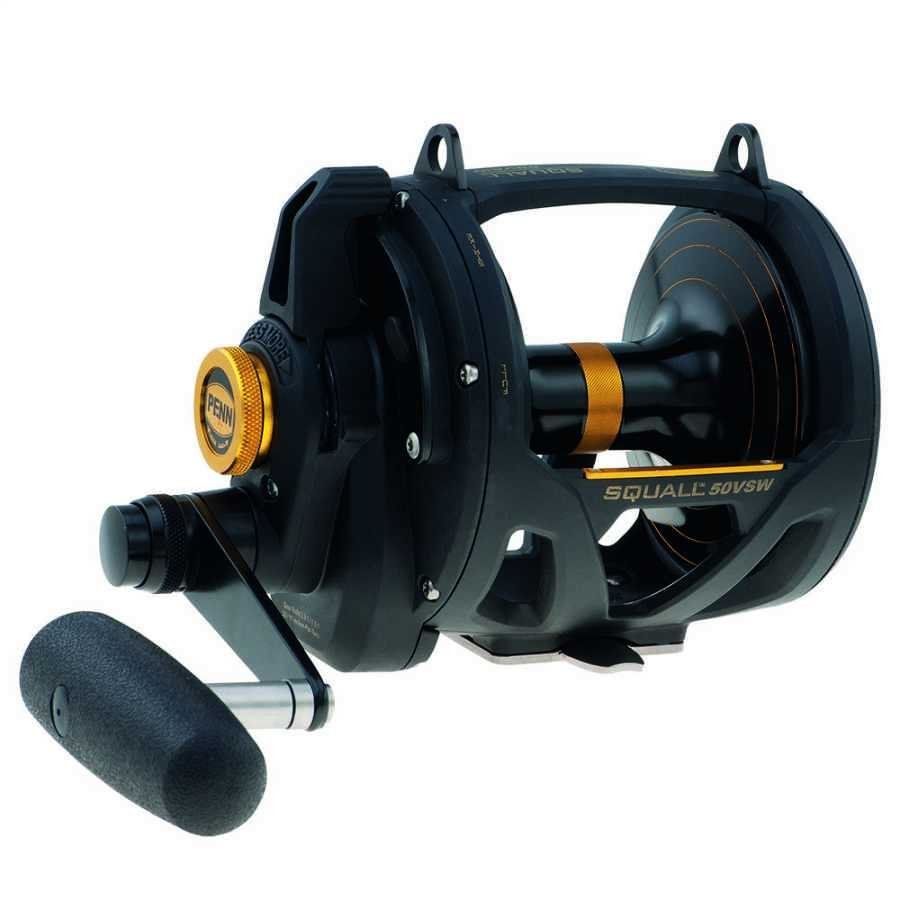Penn Squall Lever Drag 2 Speed Trolling Olta Makinesi Standart - 16VS