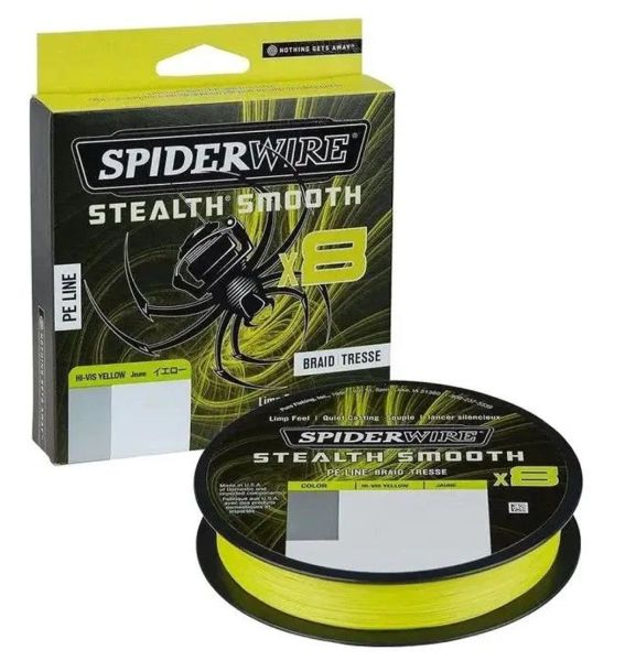 SpiderWire Stealth Smooth x8 Pe Braid 300m Hi-Vis Yellow Örgü İp 0.29mm