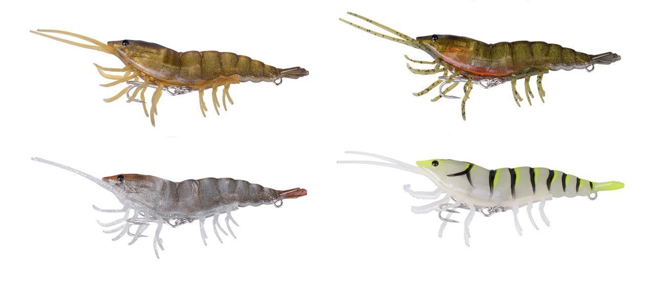 Savage gear 3D Hybrid Shrimp 10 cm 17 gr S Sahte Balık Olive Green Egg