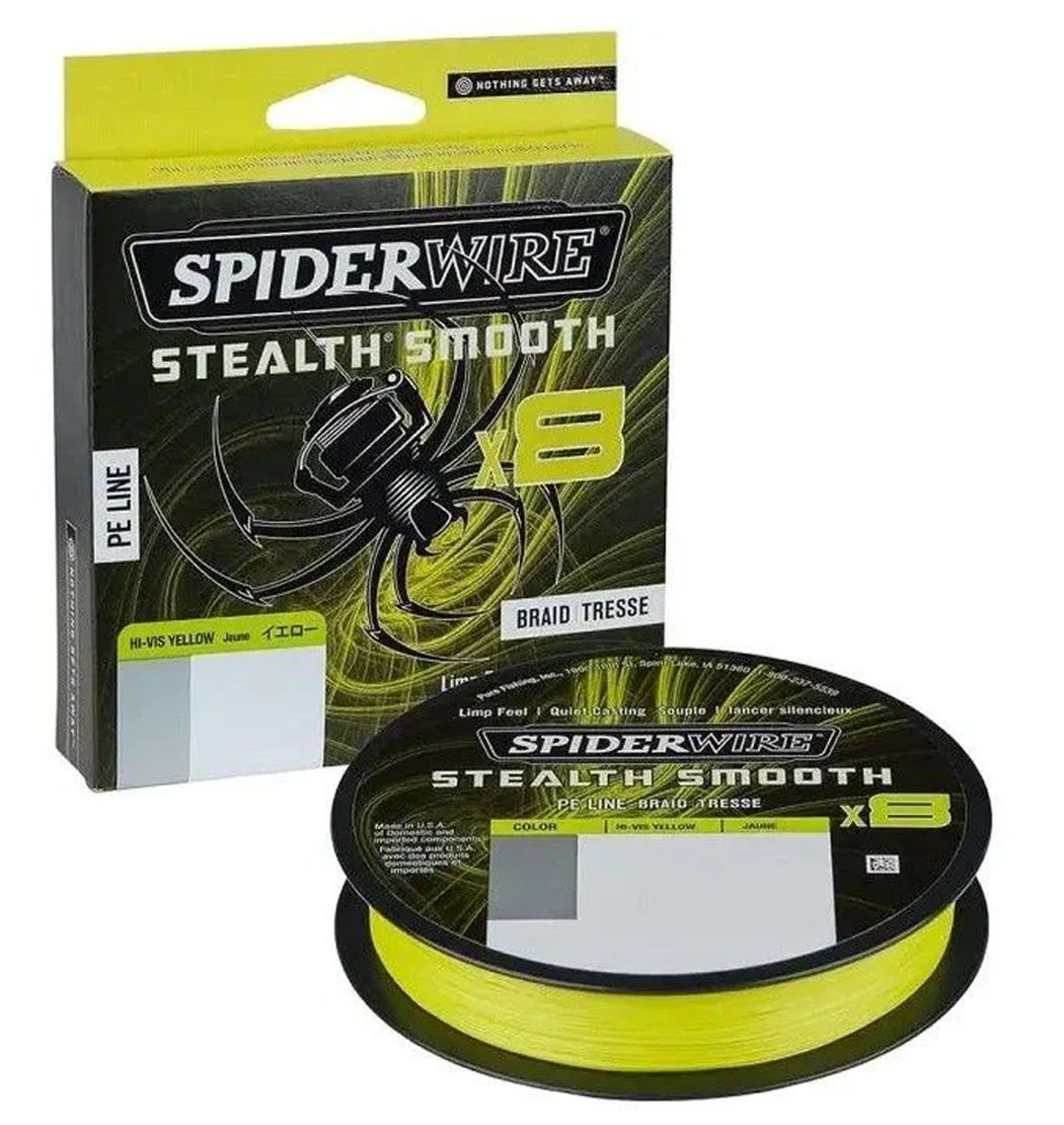 SpiderWire Stealth Smooth x8 Pe Braid 300m Hi-Vis Yellow Örgü İp 0.33mm