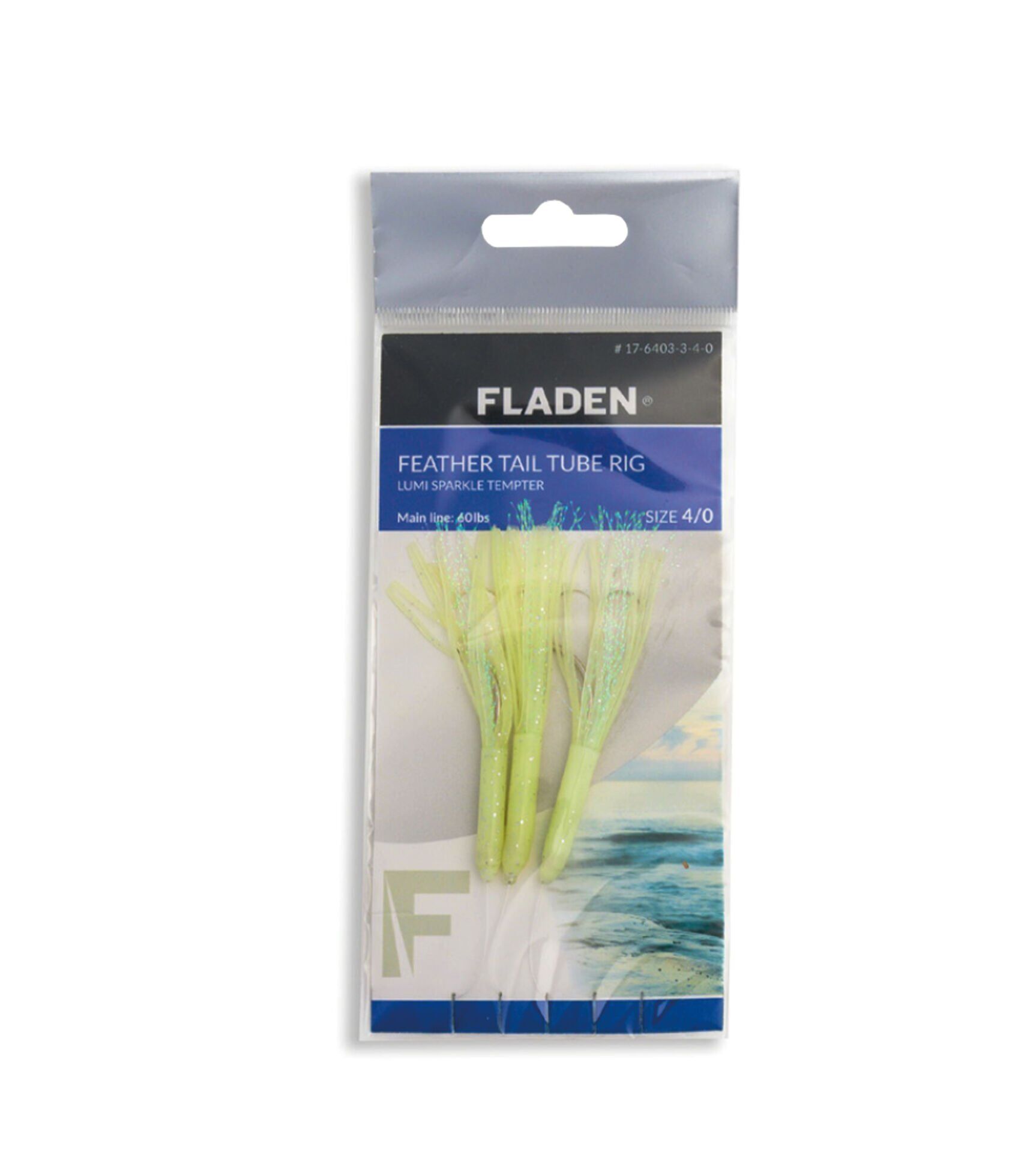 FLADEN SABIKI FEATHERED TAIL RIG  LUMI 4/0 3K