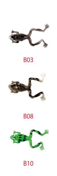 Mutant 3599 Killer Frog 6cm 3'lü Silikon Kurbağa Suni Yem B10
