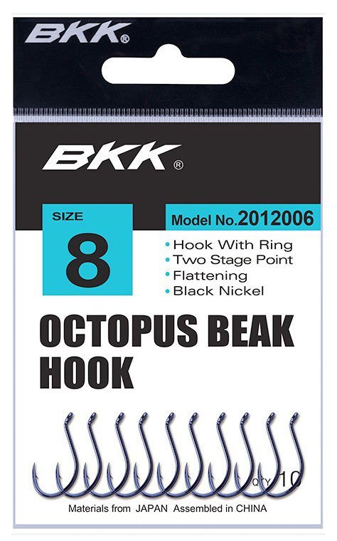 BKK Octopus Beak Olta İğnesi 1/0 no 8 Pcs
