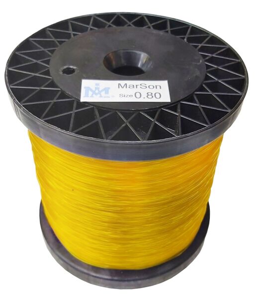 MarSon Bobin Misina 1Kg Sarı 0.80 MM