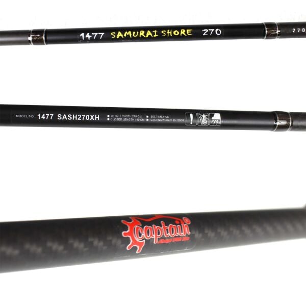 Captain 1477 Samurai 2 Parça Shore Jig Kamışı 30-120gr Atar