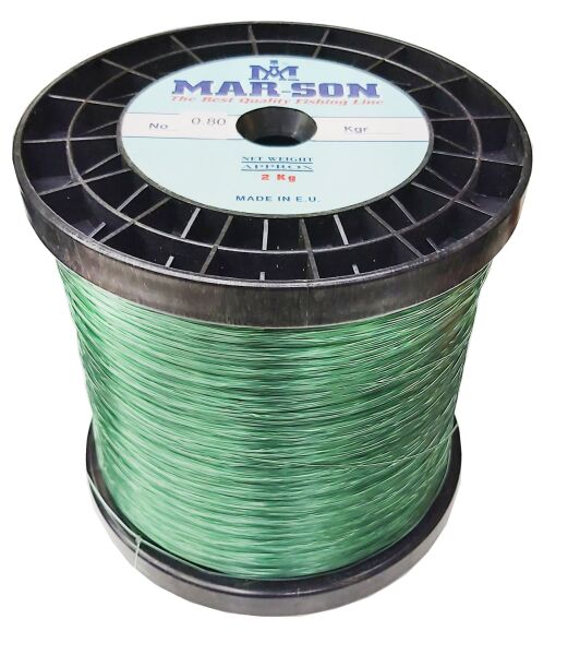MarSon Bobin Misina 1 ve 2Kg Yeşil 0.40 MM