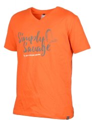 Savage gear Simply  Savage V-neck Tee Grey T-Shirt S