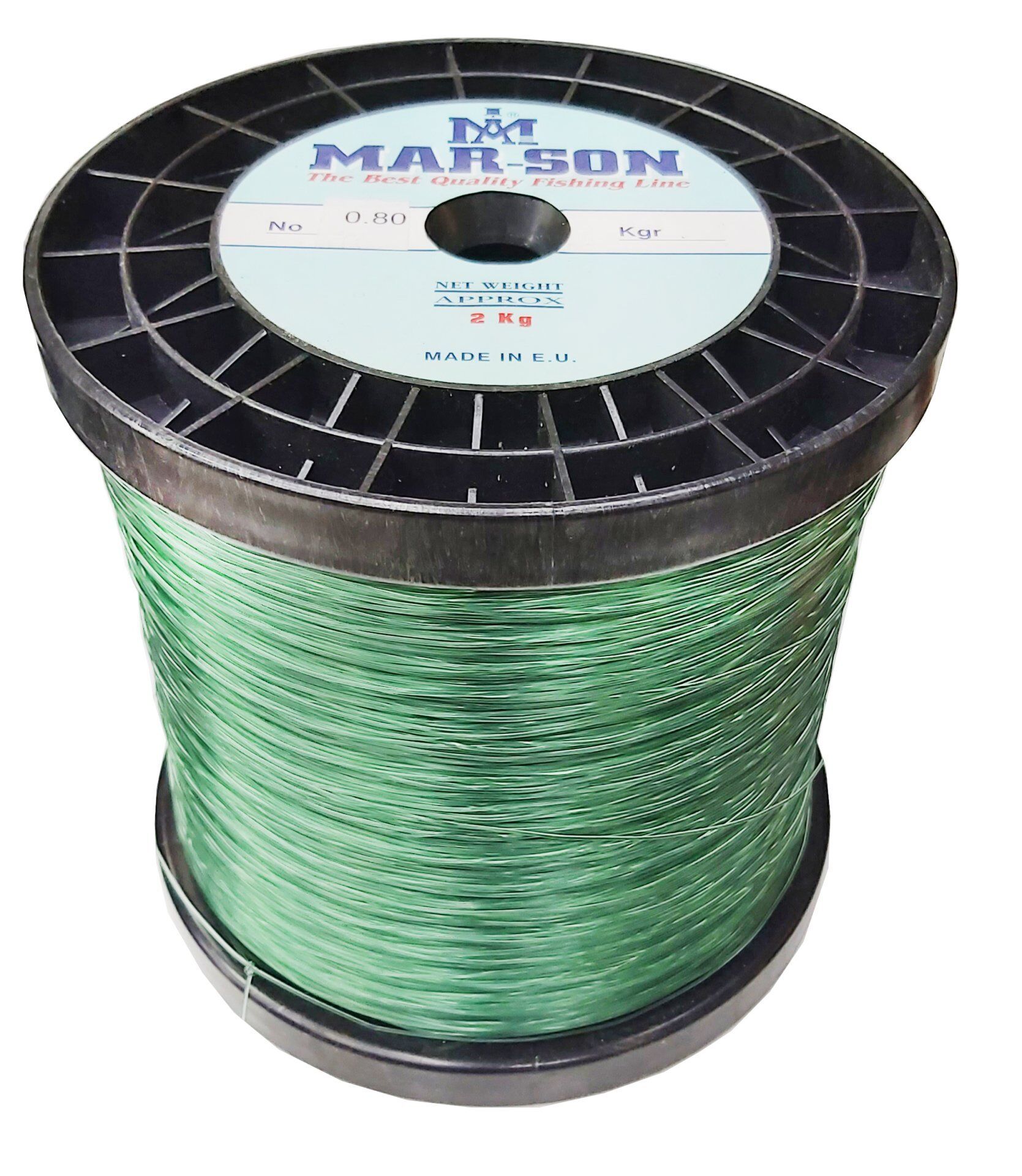 MarSon Bobin Misina 1 ve 2Kg Yeşil 0.60 MM