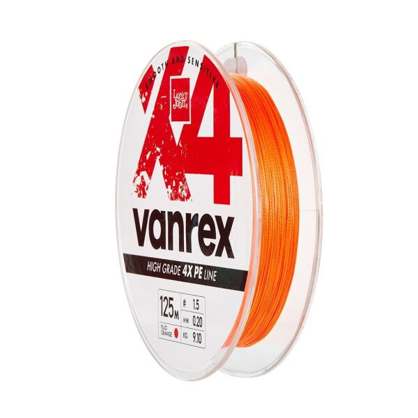 Lucky John Vanrex Pe Örgü X4 Fluo Turuncu 125M 0.17 MM