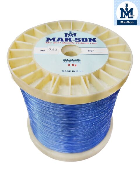 MarSon Bobin Misina 1Kg Mavi 0.80 MM
