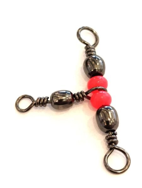 Captain 5129 Üçlü Boncuklu T Fırdöndü 5li Paket Black Nikel