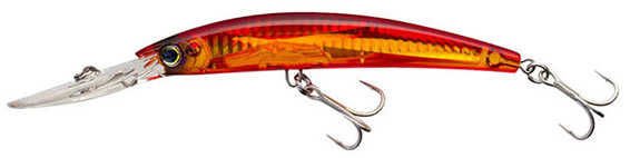 Yozuri Crystal 3D Minnow Deep Diver Floating Sahte Balığı (Yeni) GHBR - 130MM