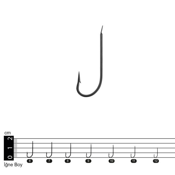 Effe İğne 1522 Siyah Carbon