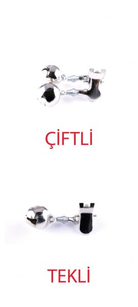 Captain Olta Zili Metal Kıskaçlı 18mm Kamış Zili Tekli