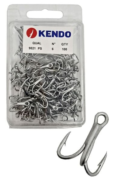 Kendo 9021 PS Faultless Treble 100 Adet 3 lü Çarpma İğnesi