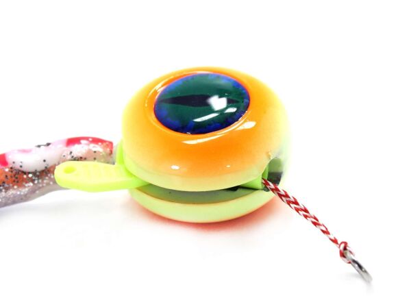 Captain 3644 Cornea UV 3D Eye 100gr Tai Rubber Slider Jig