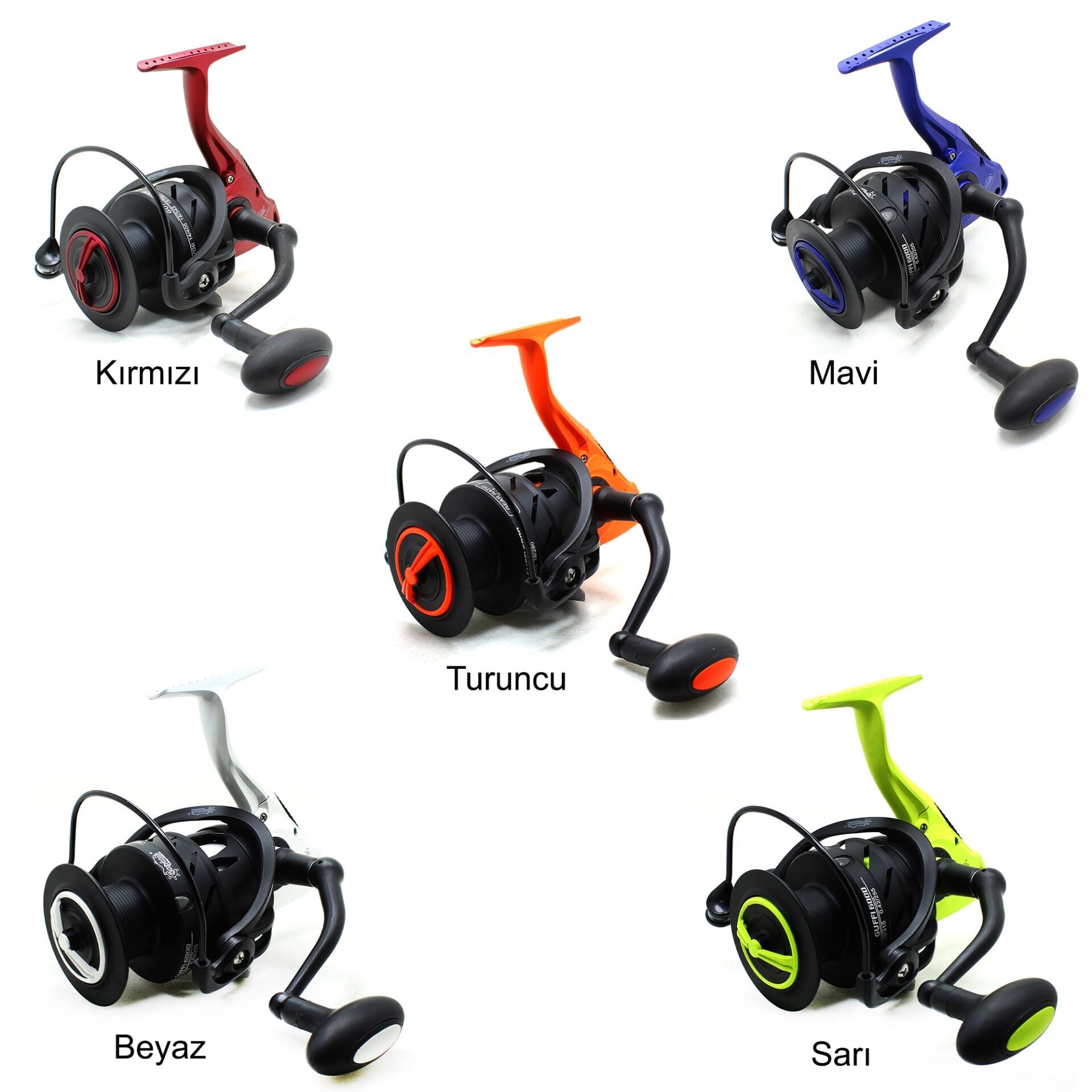 Captain Guffi 6000 Surf Makine 5+1 BB Red