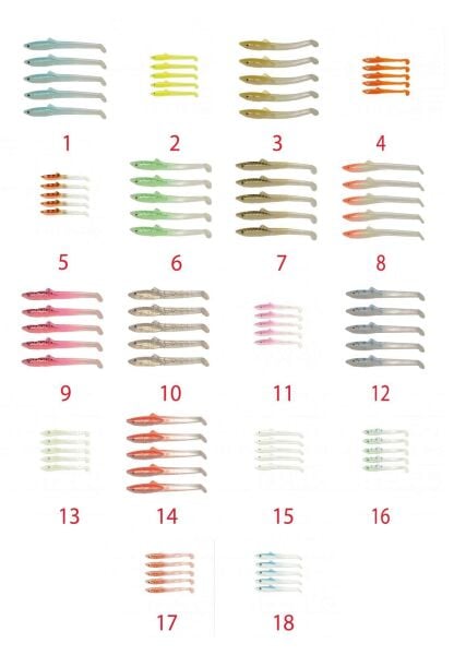 Captain 3596 Elegant 55cm Silikon Zargana 5li Paket Suni Yem