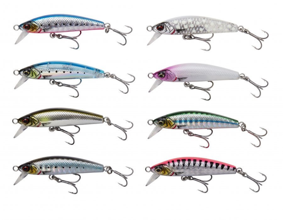 Savage Gear Gravity Minnow 5 cm 8 gr Sahte Balık Crystal White Glow