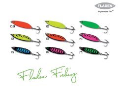 Fladen Fluorescent Flutter Kaşik 8 cm 12