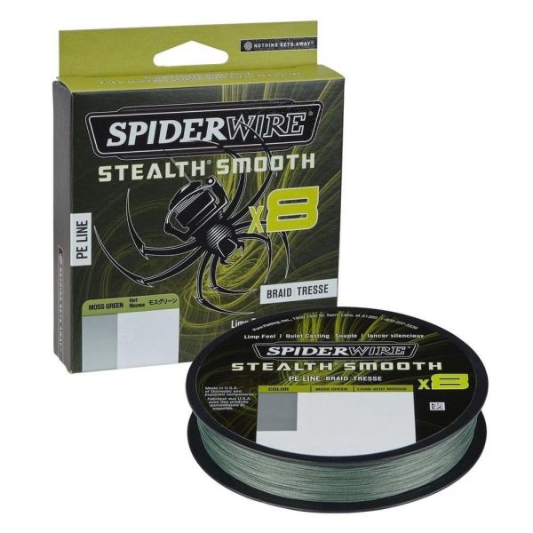 SpiderWire Stealth Smooth x8 Pe Braid 300m Moss Green Örgü İp 0.15mm
