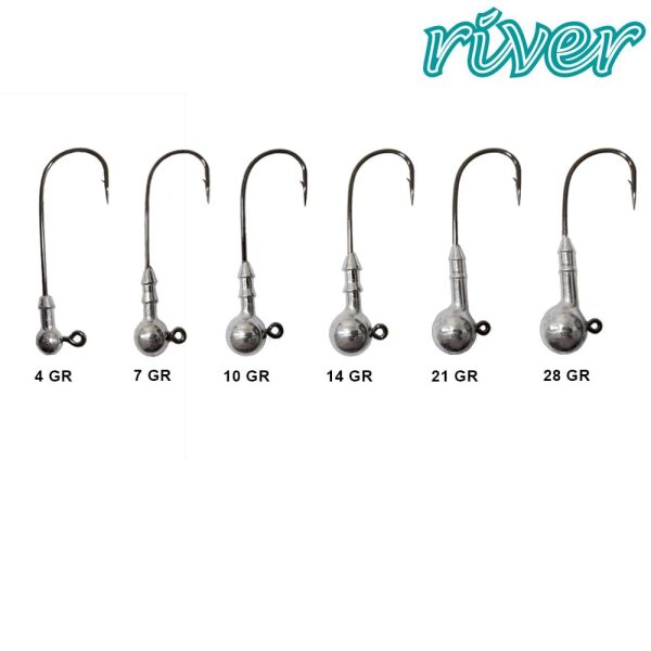 River Big Football Jig Head 14 GR
