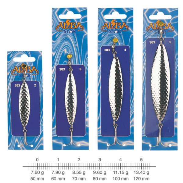 AlbaStar 303 Lüfer Olta Kaşığı DESENLİ - NO:5