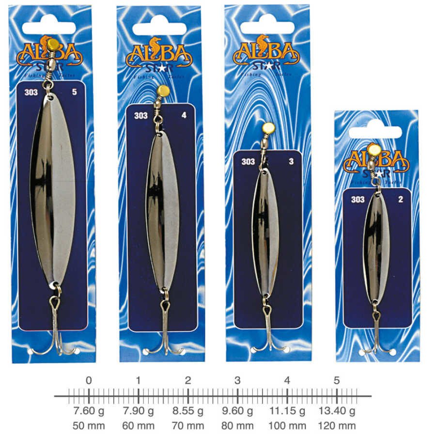 AlbaStar 303 Lüfer Olta Kaşığı DÜZ - NO:0