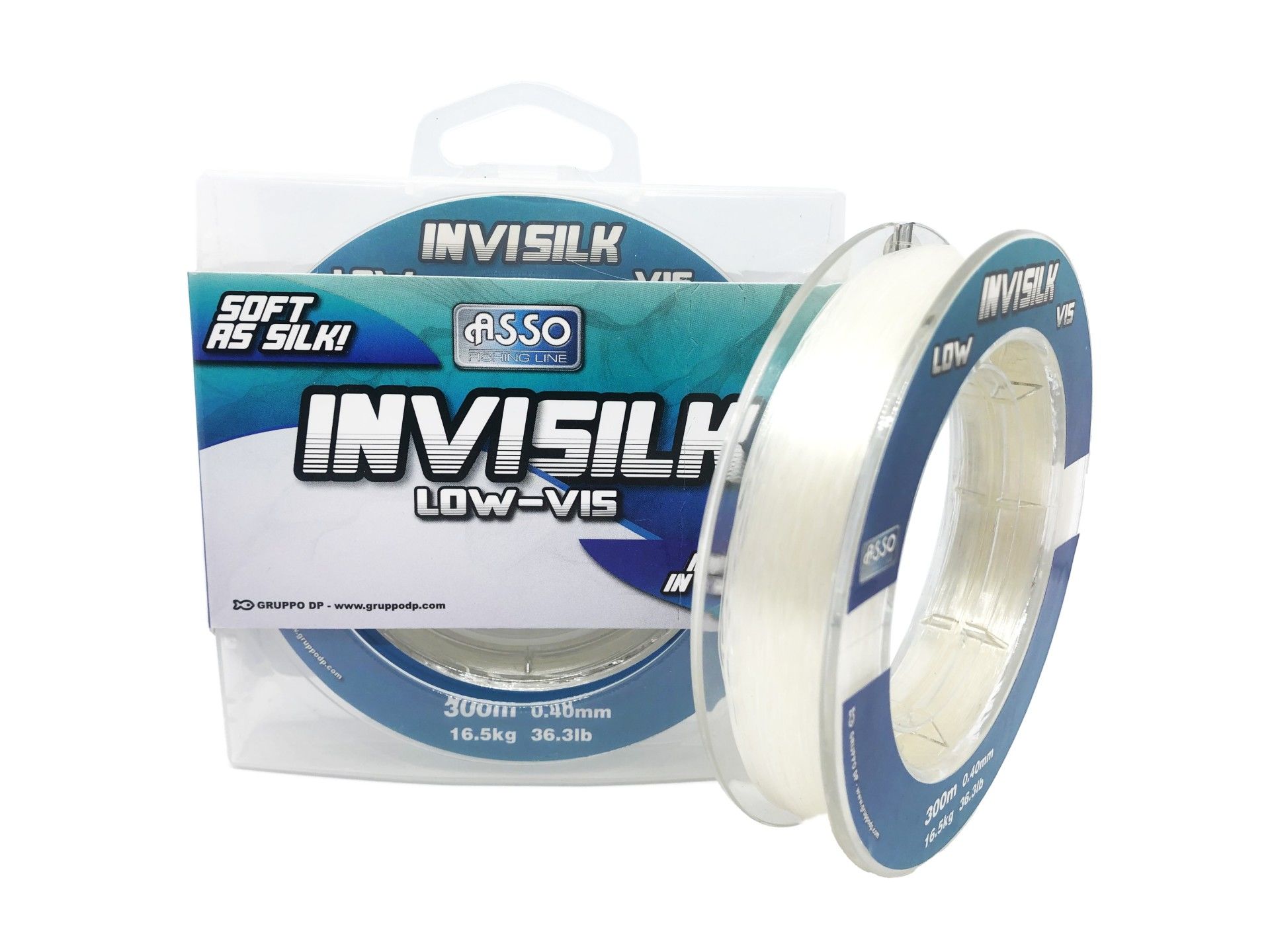 Asso Invisilk Surf Casting 300mt Monofilament Misina Beyaz 0.28 mm