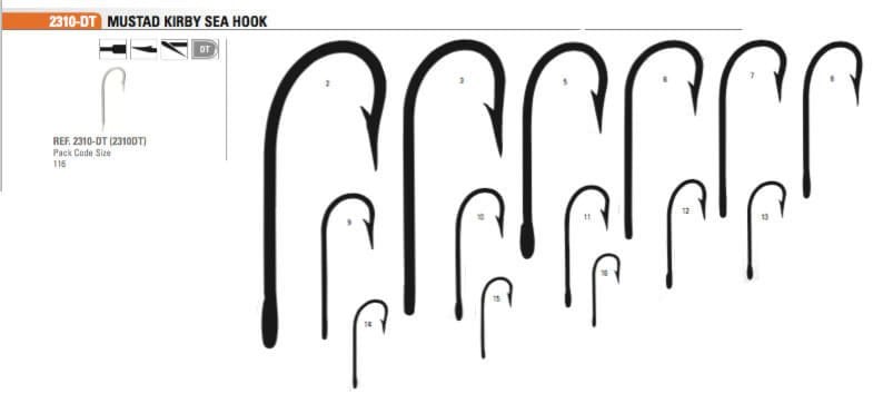 Mustad Olta İğnesi 2310 DT 100 lü