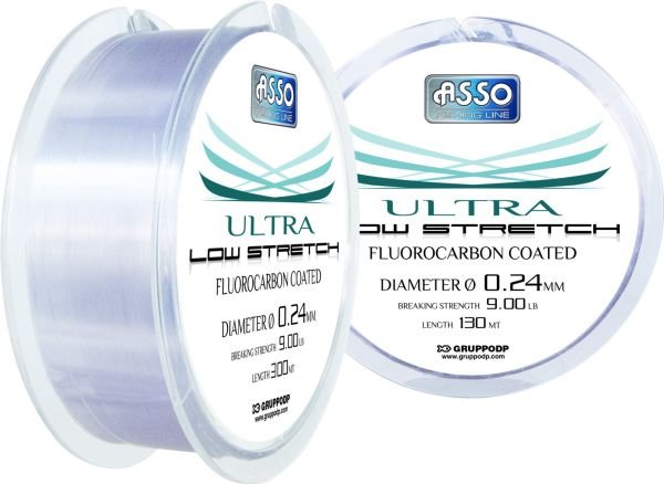 Asso Ultra Low Stretch %100 FC COATED Misina 300mt 0.26 mm