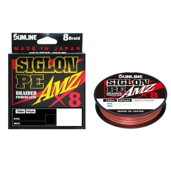 Sunline Siglon Amz 8x İp Misina MULTI COLOR - 0.187 - 150MT - 7.3KG