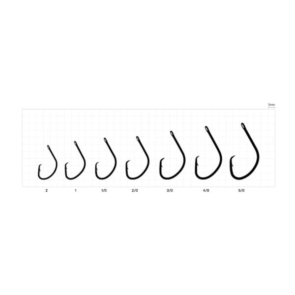 Sasame Light Circle TW F-401 No:1 Siyah Nikel İğne 8 Adet