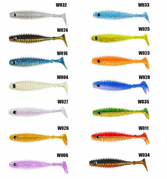 Xesta Shad Star KCB 9.5cm Silikon Balık 6 Adet