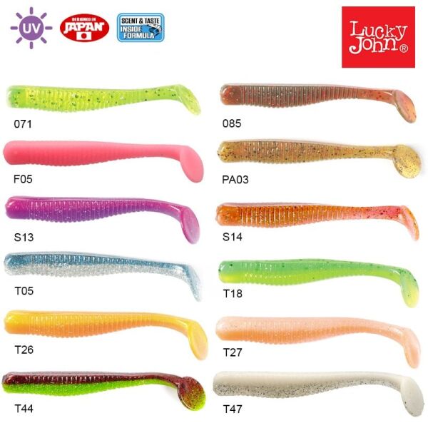 Lucky John Long John 4.2'' (10.67 cm) 6P Silikon Yem T44