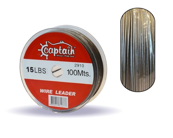 Captain Çelik Tel 100mt Steel Wire Leader 35 lbs
