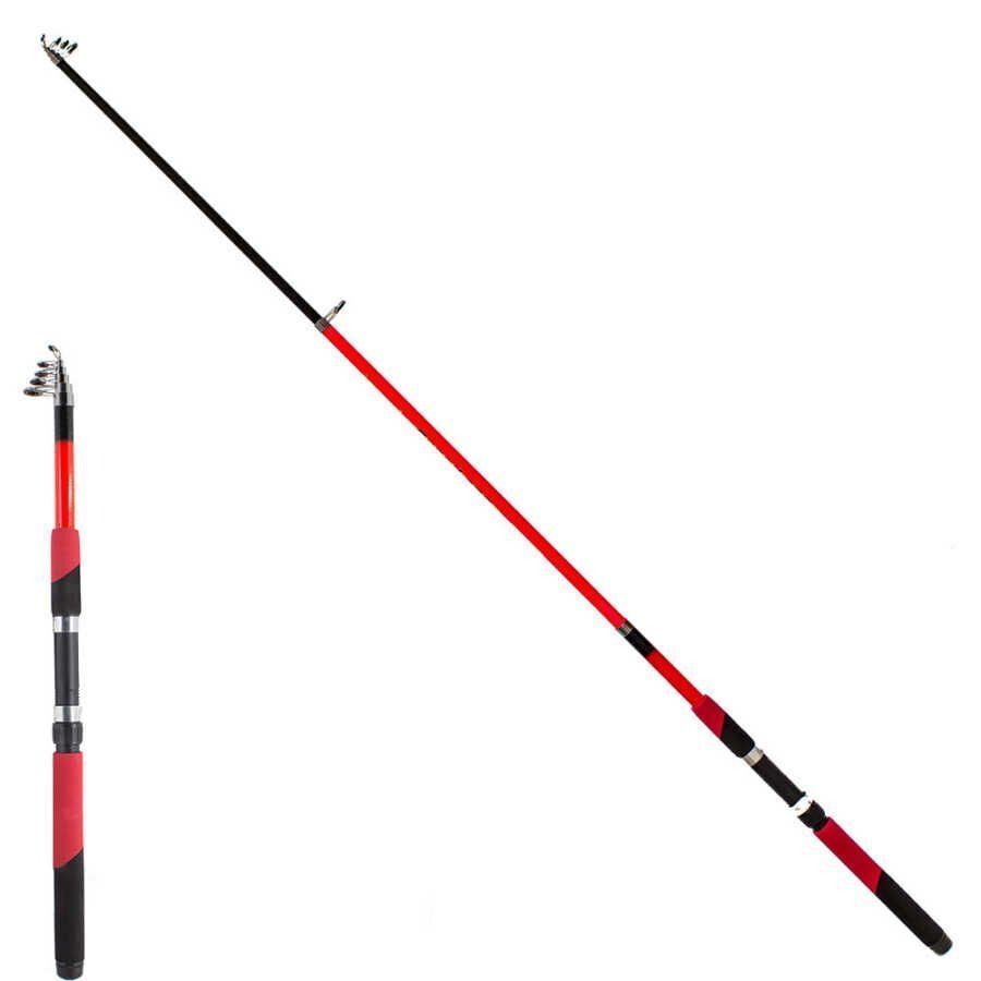 Remixon Speed 180 cm 20-60g Atarlı Kırmızı Teleskopik Olta Kamışı
