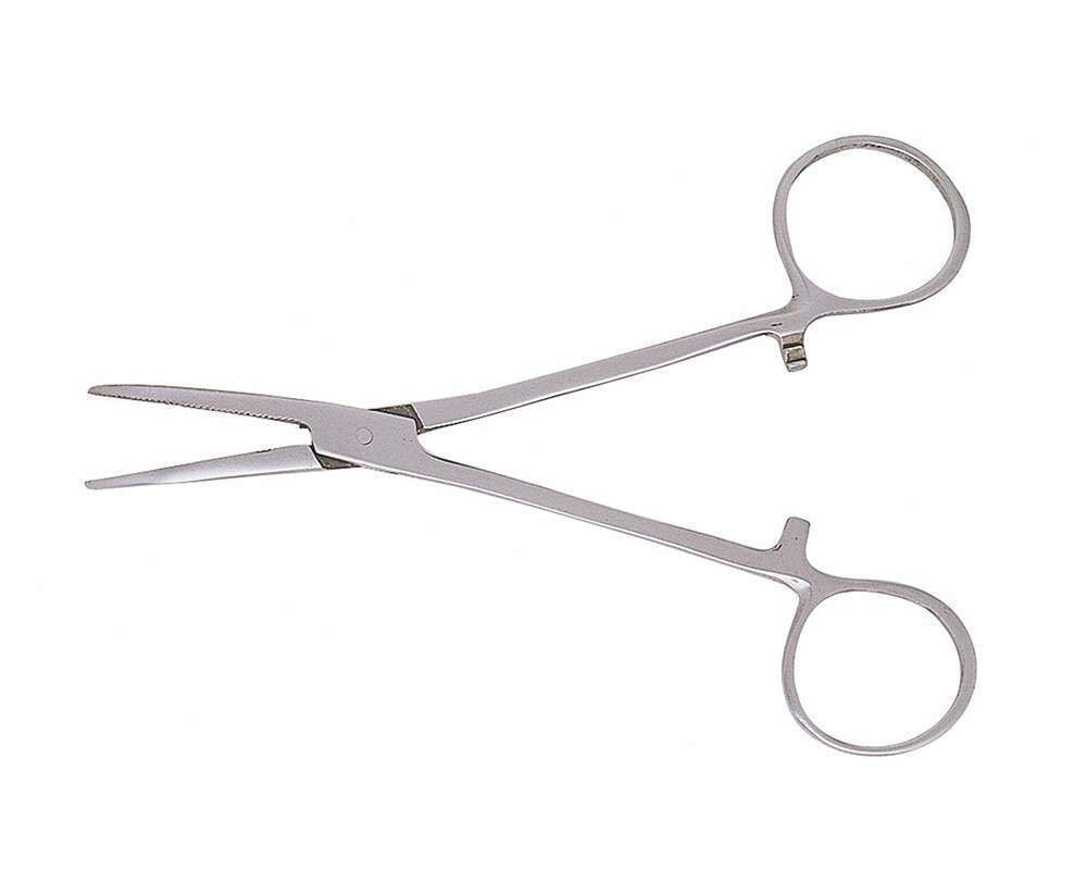 Balzer 18437 Yem Makası Kavisli İnox Pens