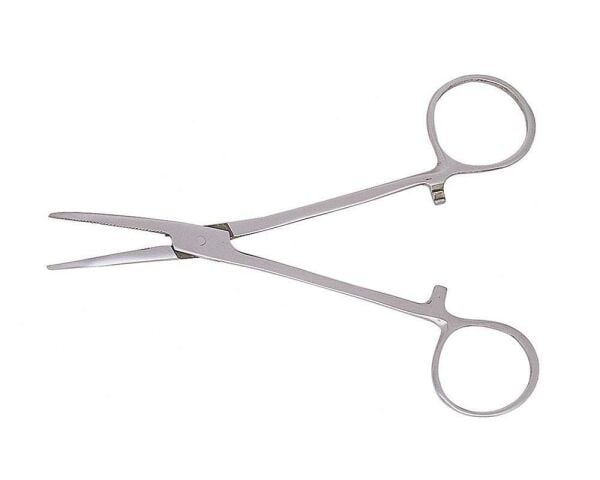 Balzer 18437 Yem Makası Kavisli İnox Pens