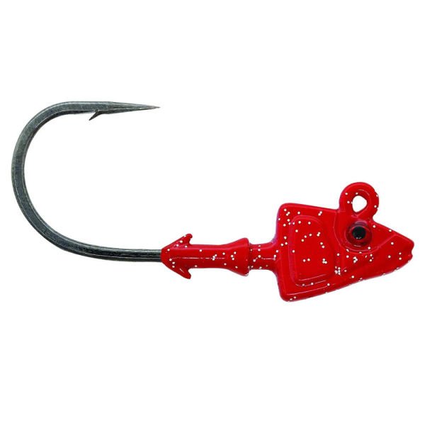 Mustad Sd824 Shad Jig Head RED - 7GR - 3LU - 3-0