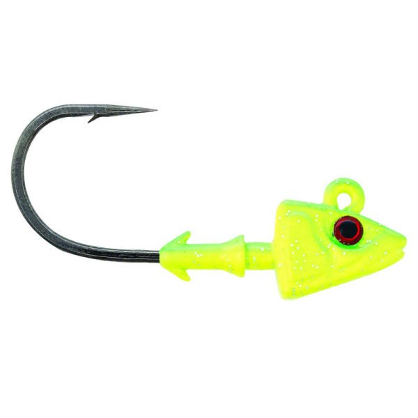 Mustad Sd824 Shad Jig Head CH - CHARTREUSE - 3.5GR - 3LU - 1-0