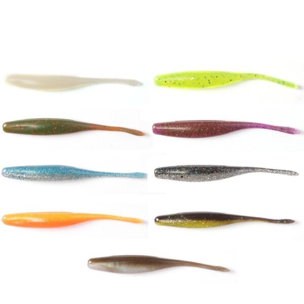 Lucky John Hama Stick 3.5'' (8.89 cm) 9P Silikon Yem T46