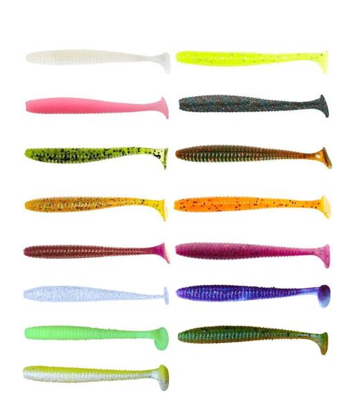 Lucky John S-Shad Tail 2.8'' (7.11 cm) 7P Silikon Yem 071