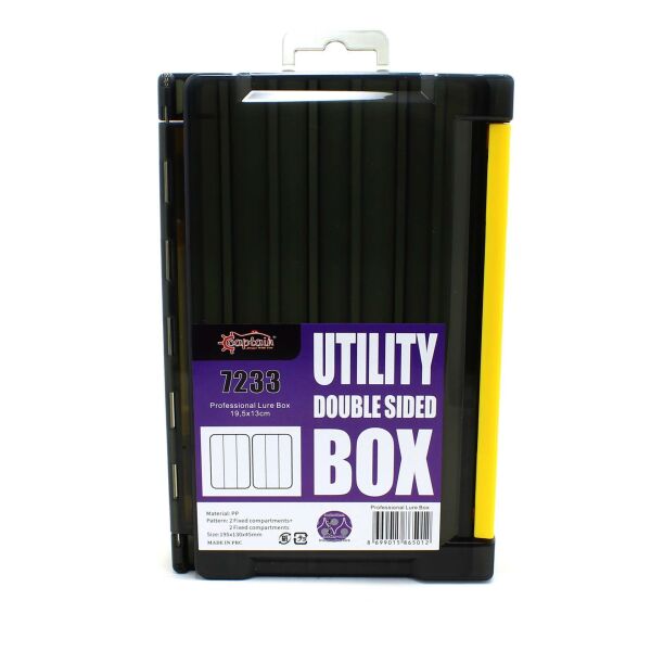 Captain 7233 Profesyonel Sahte Balık ve Jig Kutusu 19x13cm