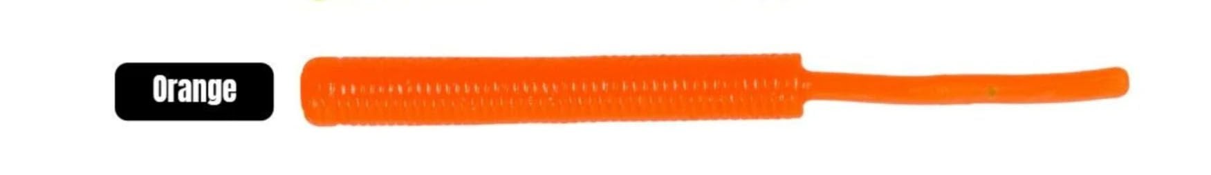 Effe Baby Worm Orange 5.2 cm Silikon LRF Yemi 12 Adet