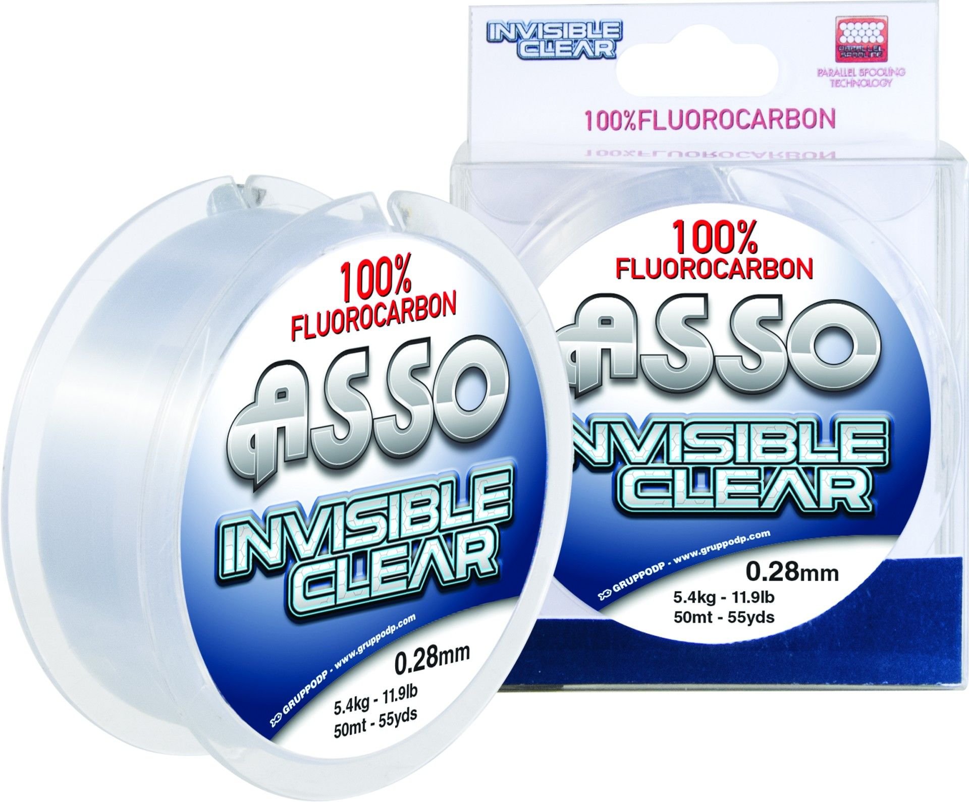 Asso Invisible Clear Paralel %100 Fluoro Carbon Misina 50mt 0.19 mm