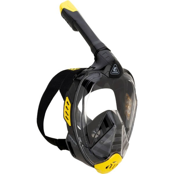 Cressi Bali Tam Yüz Maske BLACK / YELLOW - S/M