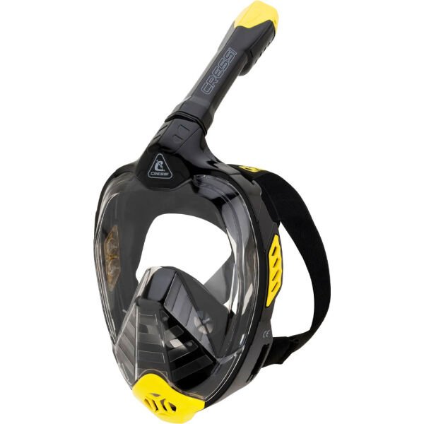 Cressi Bali Tam Yüz Maske BLACK / YELLOW - S/M