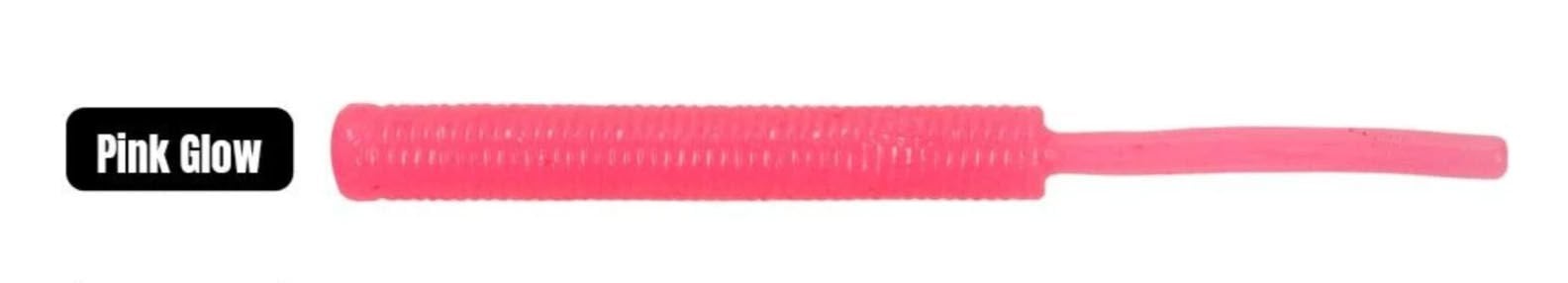 Effe Baby Worm Pink Glow 5.2 cm Silikon LRF Yemi 12 Adet